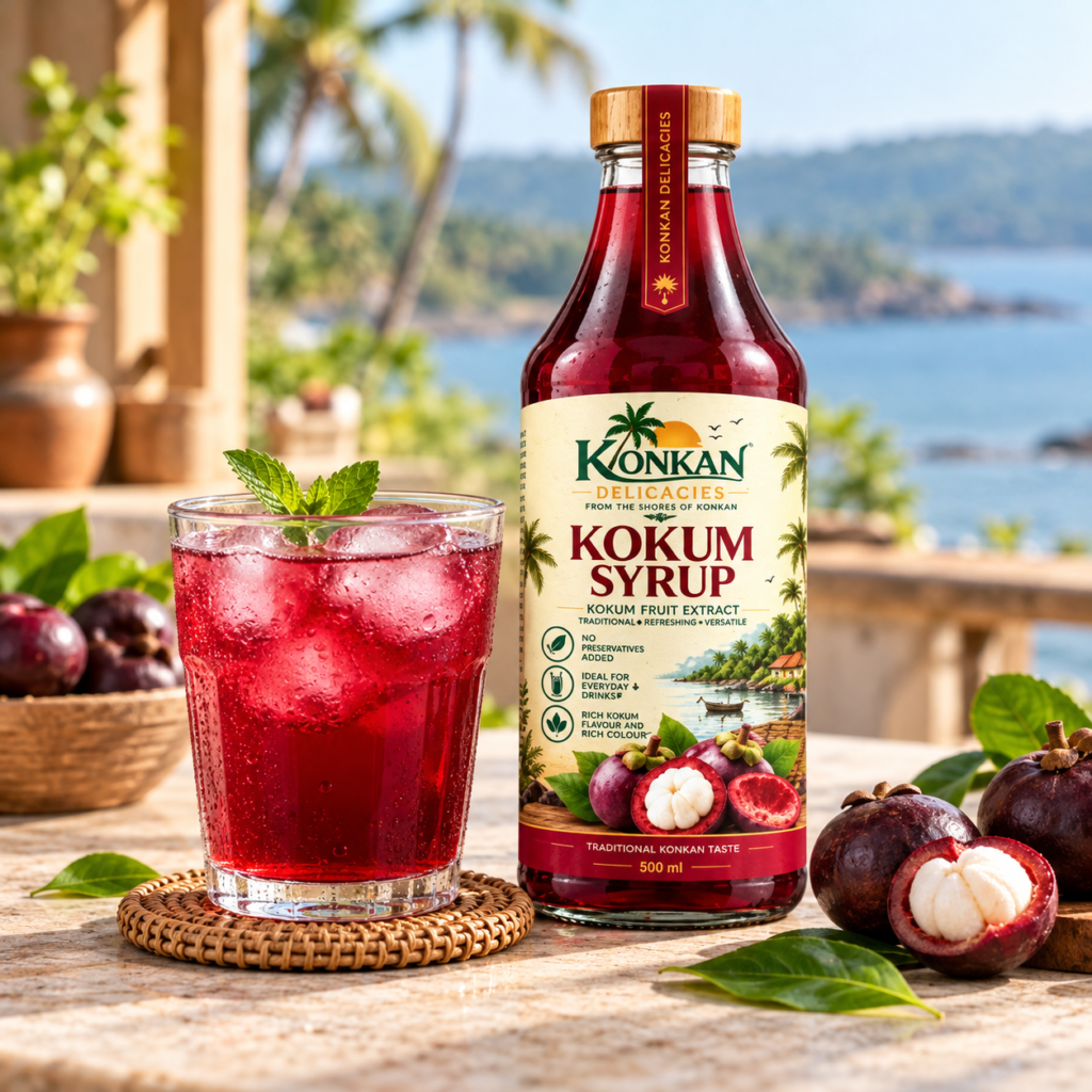 Kokum Syrup - Konkan Delicacies